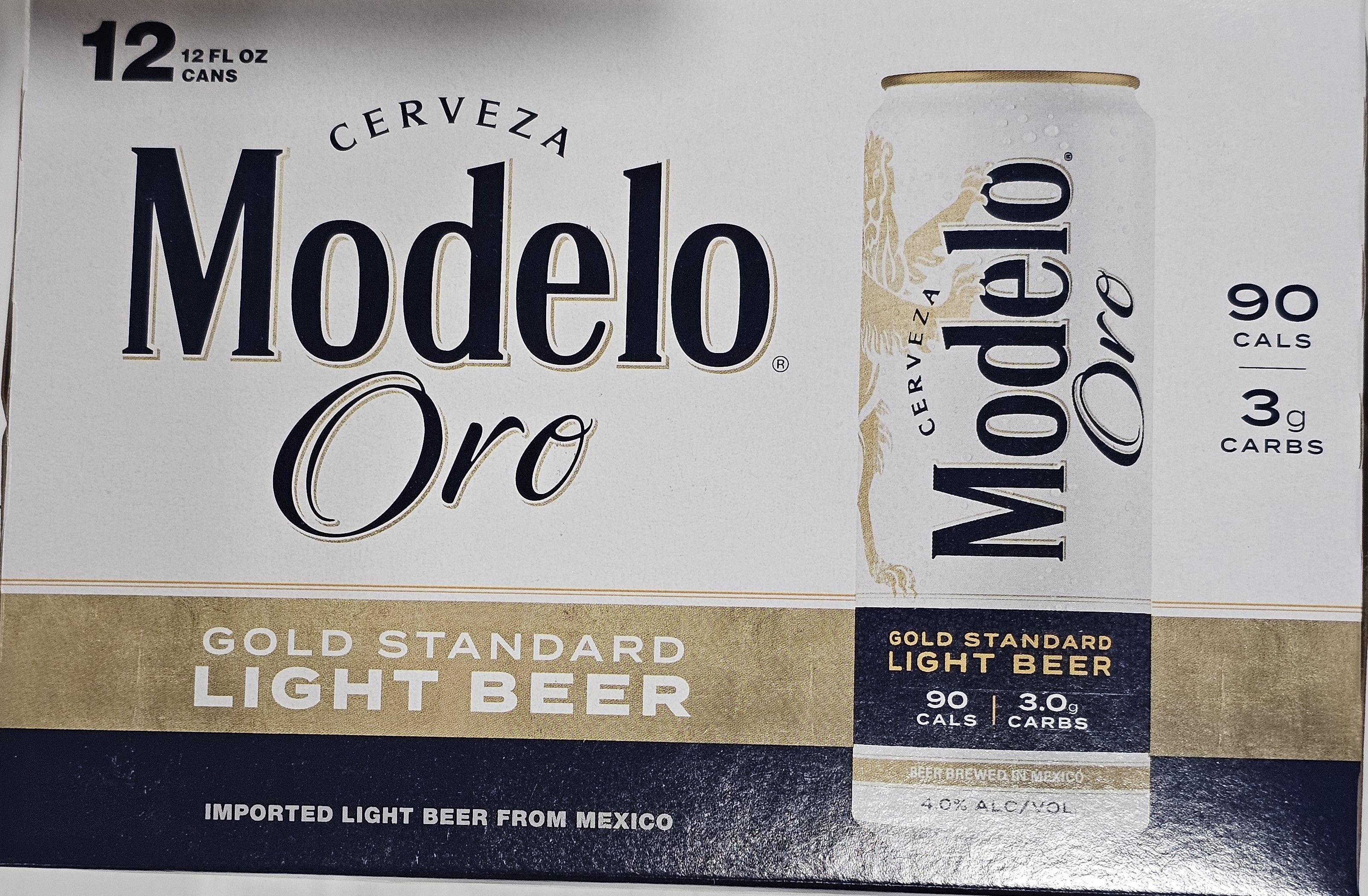 MODELO ORO LIGHT 12ozCANS