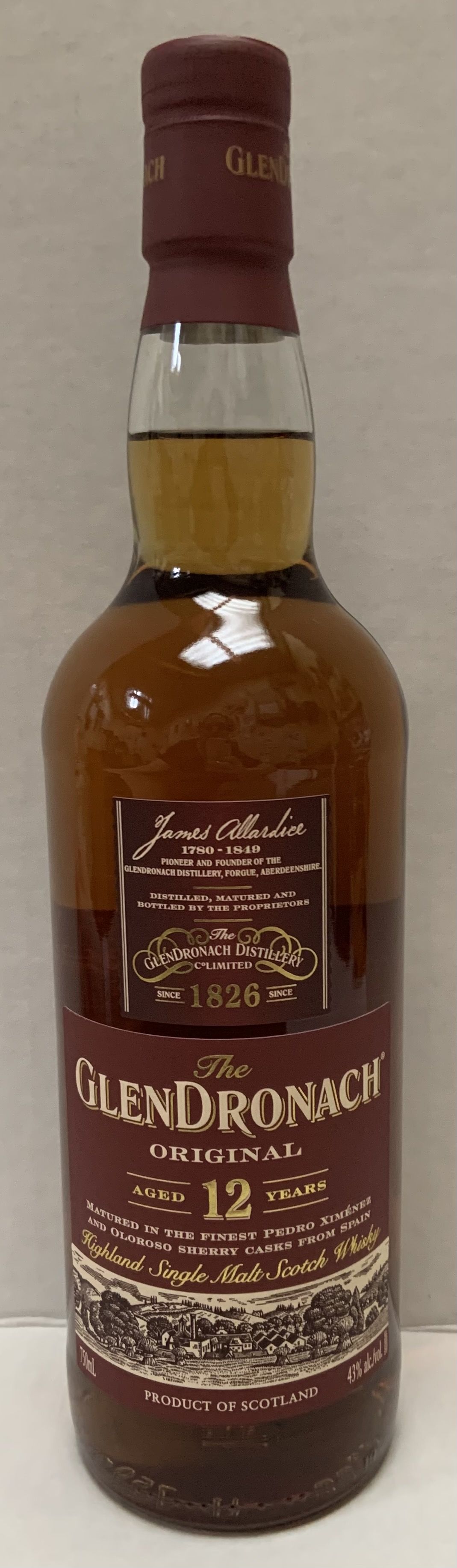 GLENDRONACH 12YR 750