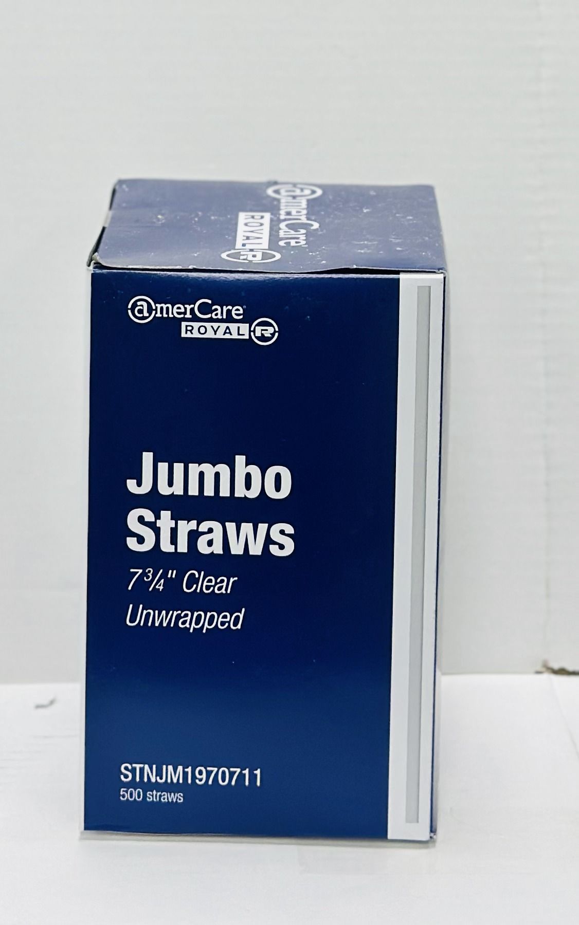 STRAWS LONG JUMBO CLEAR 500/
